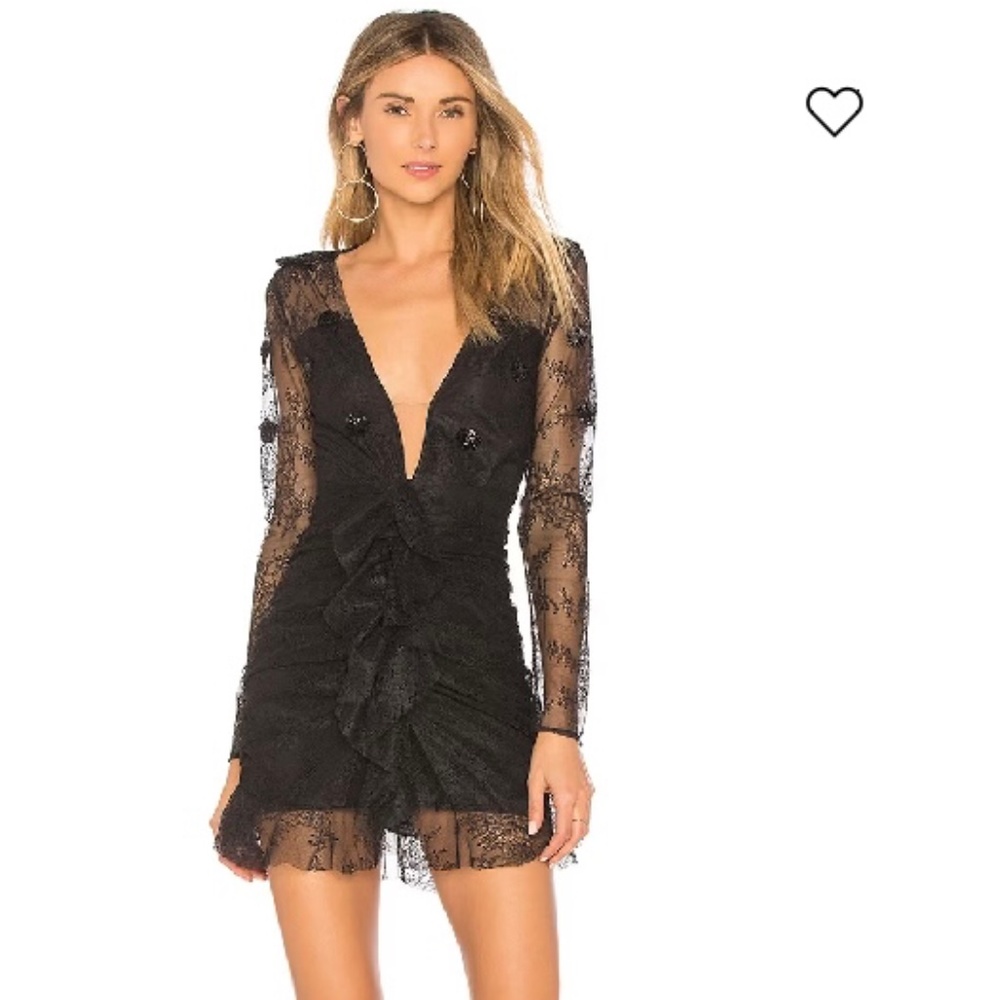 For Love and Lemons Daisy Lace mini Dress